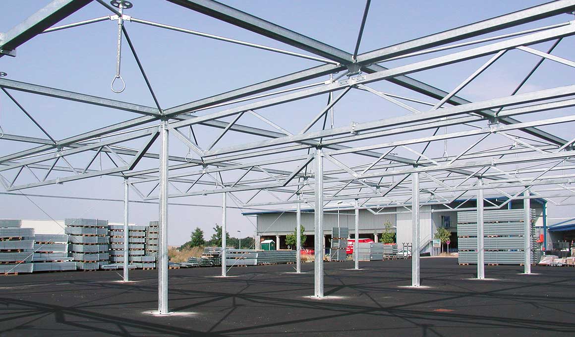 Brass bedouin tents girders